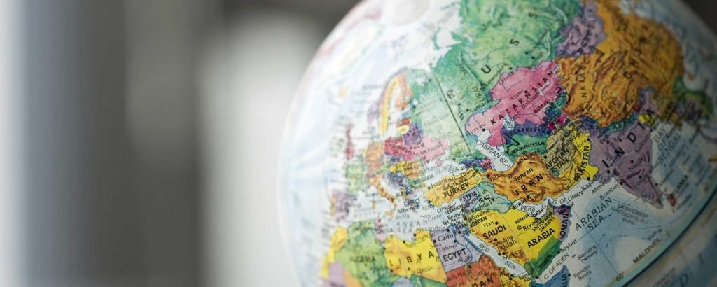 A picture of a globe.